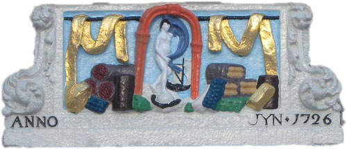 Gevelsteen NM met goud  500